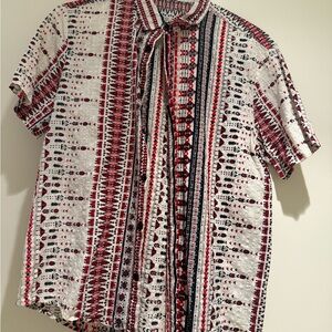 Men's Multicolor Patterned Casual Shirt